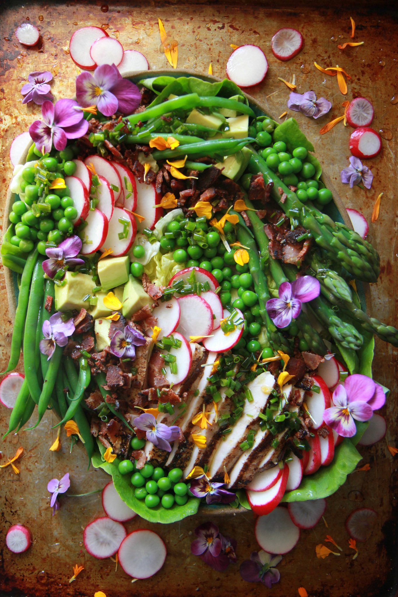 Spring Cobb Salad from HeatherChristo.com