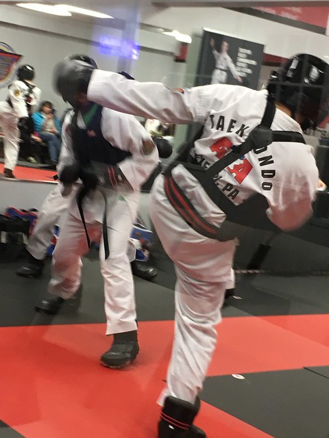 Testing for black belt in ATA TKD