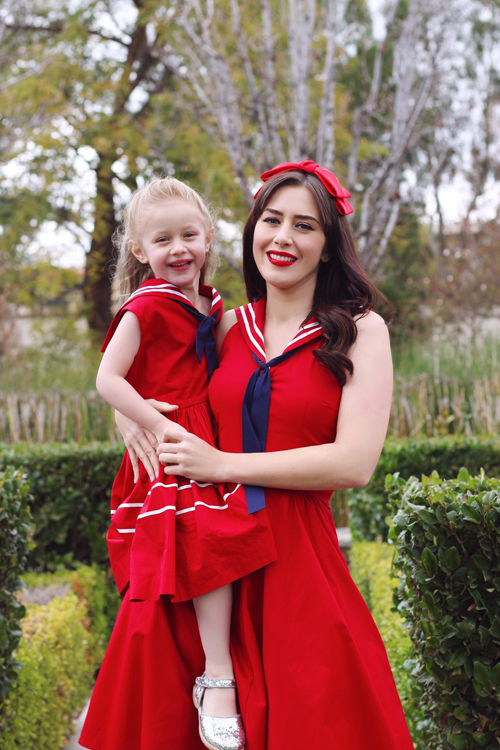 Trashy Diva Sailor Dress Rockabilly Baby Skipper Dress