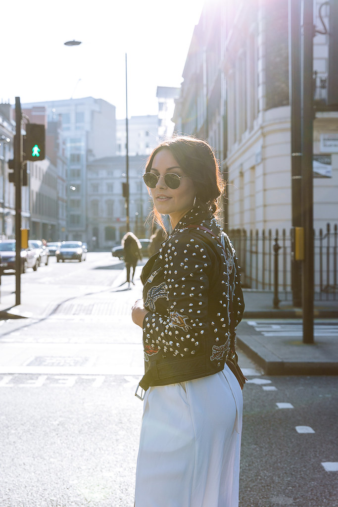 The Little Magpie Studded Leather Jacket