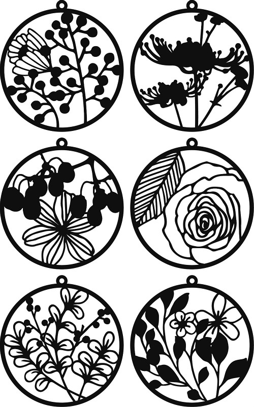 Floral Paper Cutting Templates