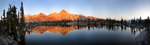 sierranevada mountains backpacking hike hiking wilderness landscape california yosemite redpeakpass mark reddevillake sunrise lake