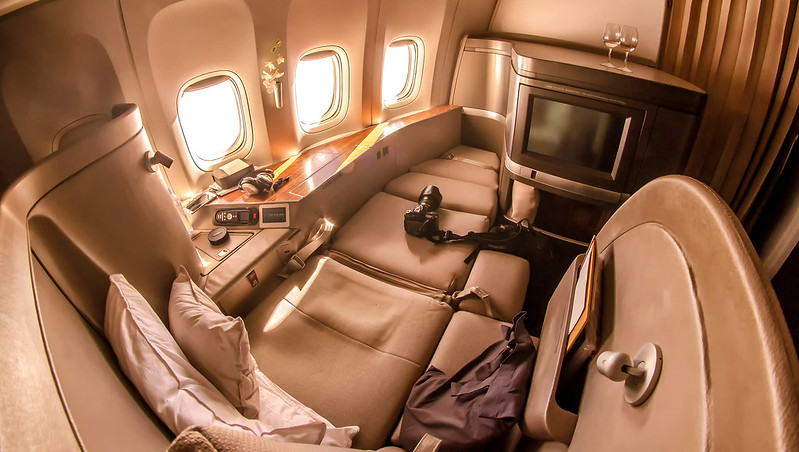 Cathay Pacific First Class - Hong Kong to London