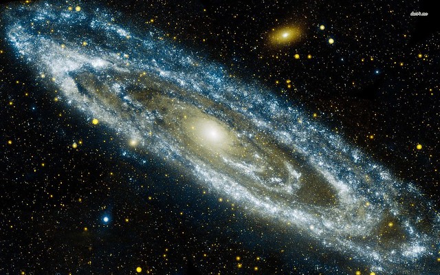 Image of the Andromeda Galaxy or M31 from NASA's Galaxy Evolution Explorer (GALEX)
