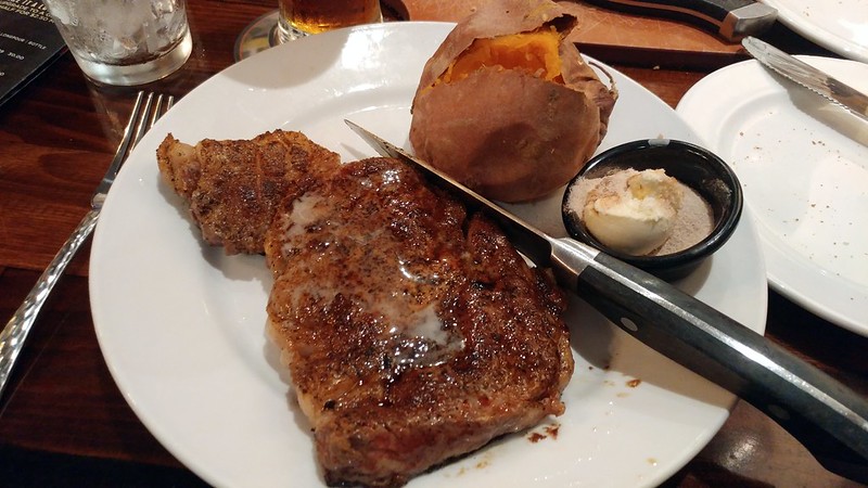 The 12-ounce Ribeye that Katherine ordered