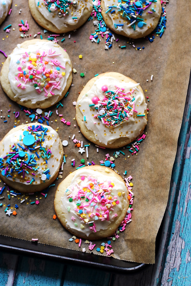 Homemade Soft and Fluffy Frosted Lofthouse Style Cookies