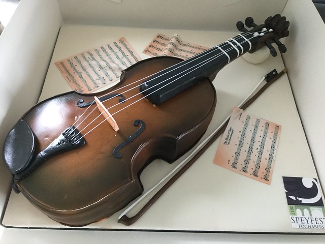 Violin Cake by Sandra Gordon of Spey Bay Cakes
