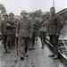 ROMÂNIA (iunie-iulie 1941). Trupe ale Armatei Române trec Prutul pe un pod de pontoane pentru eliberarea Basarabiei și Bucovinei de sub ocupația sovietică.