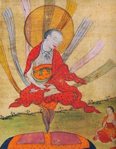 levitating monk