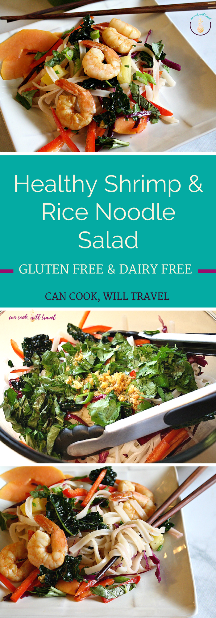 Healthy Shrimp & Rice Noodle Salad_Collage2