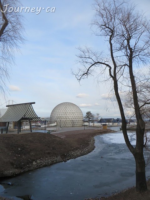 Winter at Ontario Place
