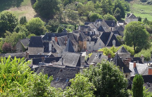 aquitaine france village toits landscape paysage