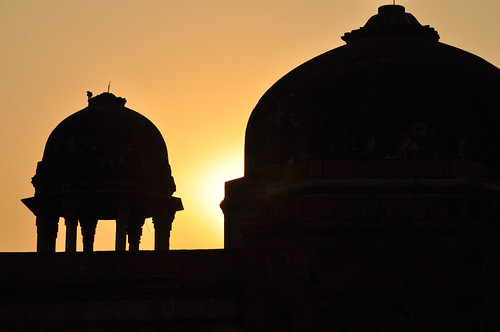 bharat delhi india mughal sunset tomb in