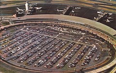 New York LaGuardia Airport (LGA) postcard - 1960's