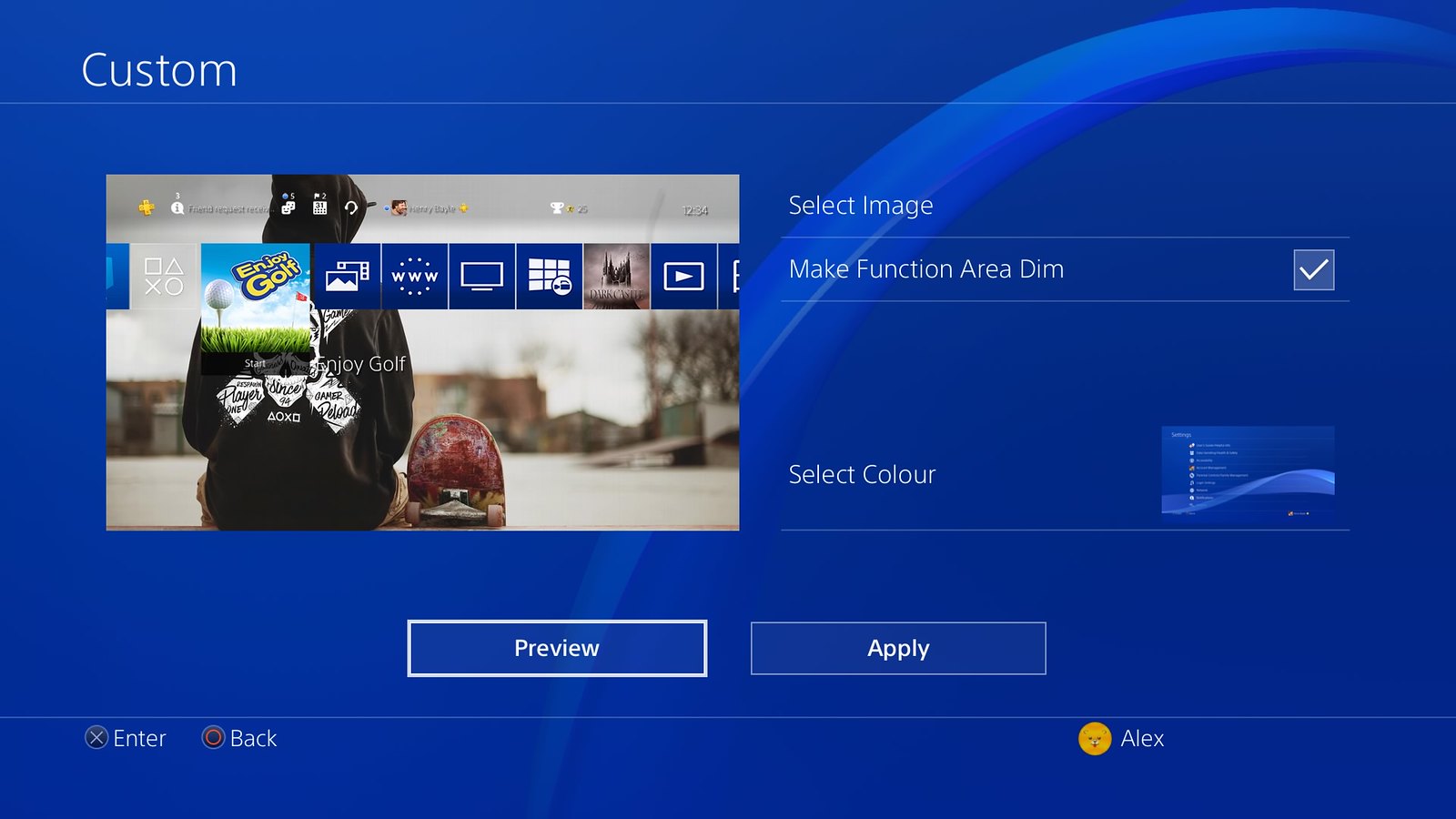 Ps4 Screenshot Now That We Can Set Custom Wallpapers I D Like The Option To Choose The Icons Of Any Theme That I Own And Use Custom Wallpapers With It Ps4