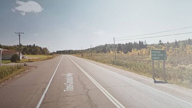 67 km to Sudbury, ON. #ridingthroughwalls #xcanadabikeride #googlestreetview #ontario