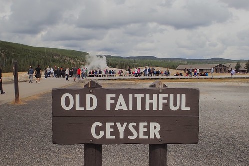 Old Faithful Geyser Sign