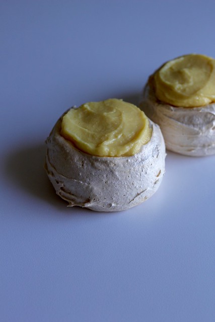sunny-side-up meringues