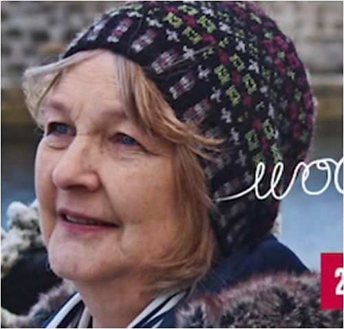 Merrie Dancers Toorie by Elizabeth Johnston is the annual Shetland Wool Week hat pattern for 2018