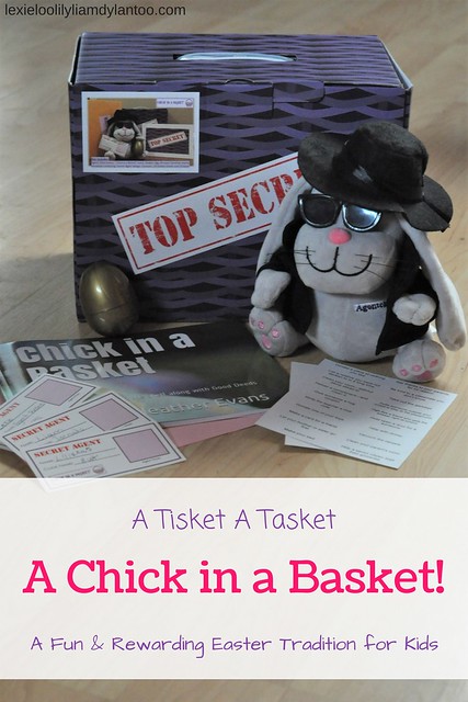 Chick in a Basket - A Fun and Rewarding Easter Tradition for Kids! #Easter #Tradition #EasterTraditions #chickinabasket #theeasterbunnyontheshelf {sponsored review}