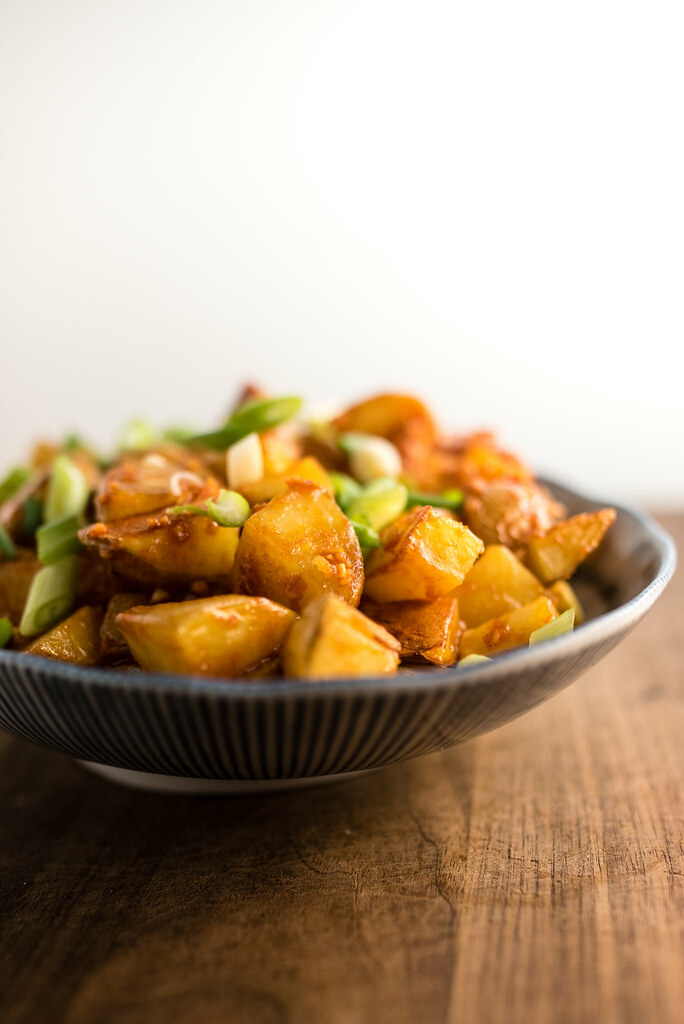 Roasted Potatoes with Gochujang Sauce | Things I Made Today