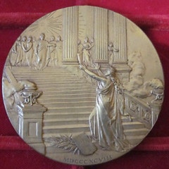 1898 Italy 50th Anniversary of the 1848 Statute Medal obverse