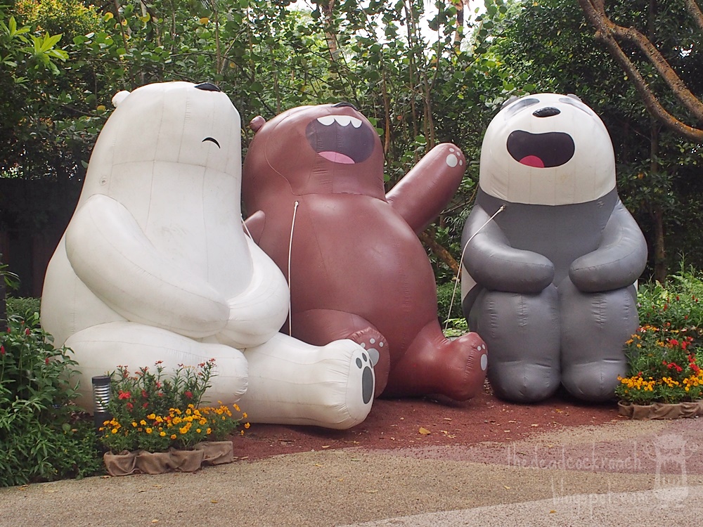 sentosa funfest 2018,sentosa,palawan beach,palawan green,singapore, where to go in singapore, we bare bears,grizzly,panda,ice bear, 咱们裸熊,圣淘沙,巴拉湾海滩,