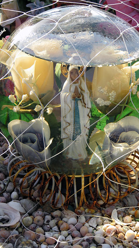 Virgin in a Glass Ball at the Cemetery at Gurteen Beach, Ireland