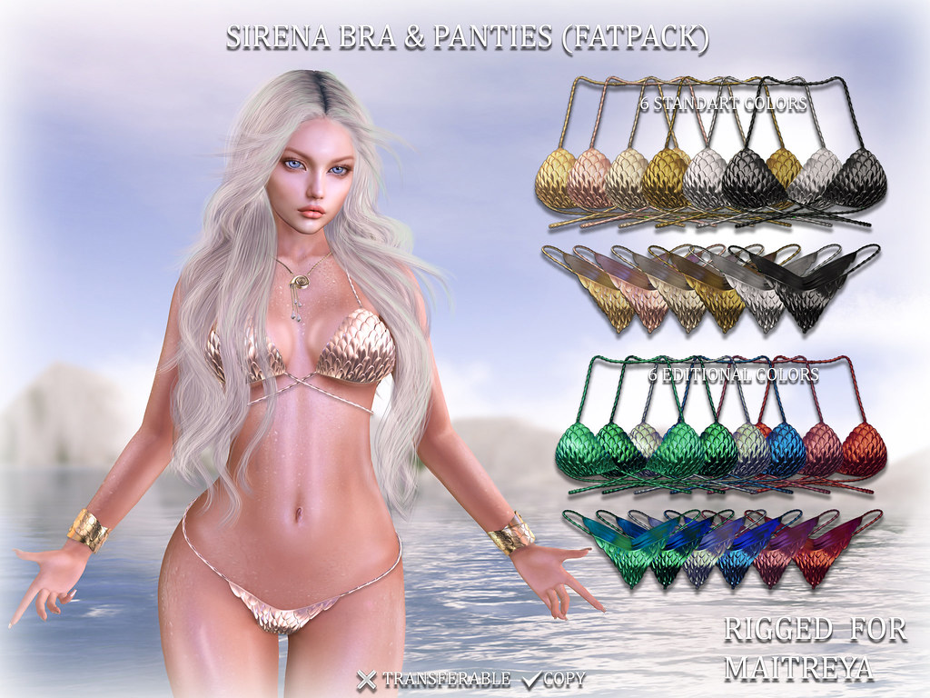 SIRENA PANTIES & BRA (NOW at THE FANTASY COLLECTIVE)
