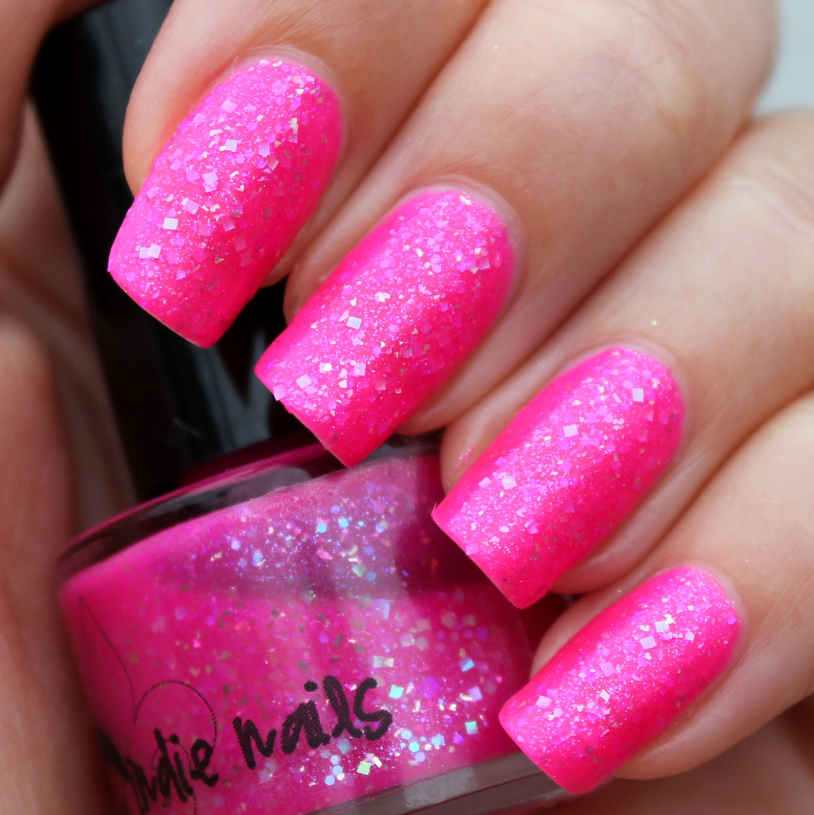 88 Hot Pink And Black Acrylic Nails Fashionre 