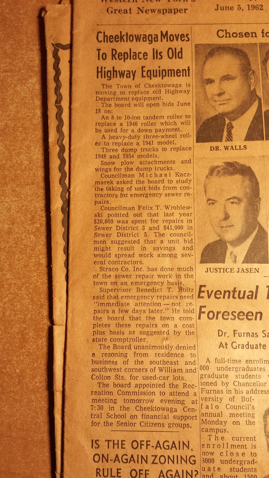 June 1952 Buffalo Evening News