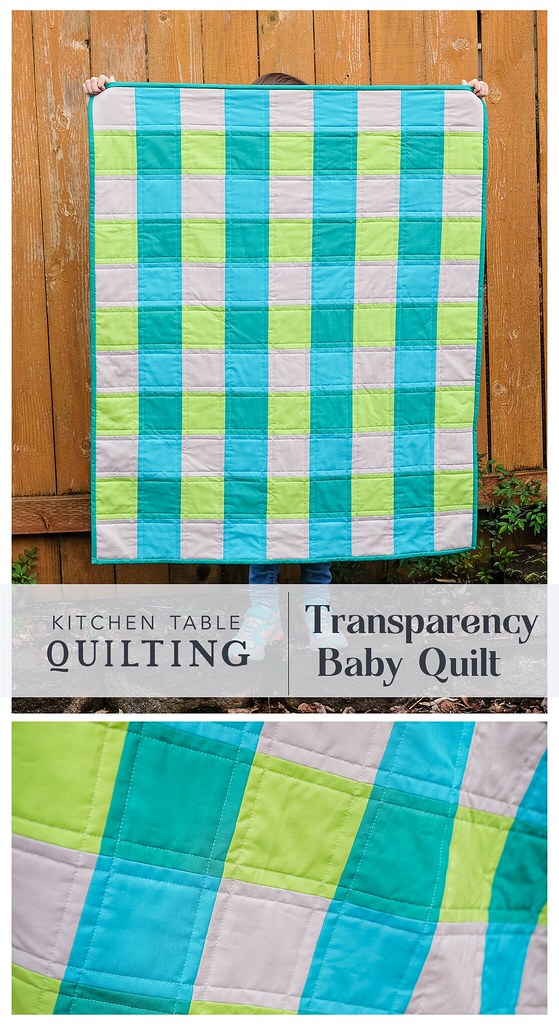 Transparency Baby Quilt - Kitchen Table Quilting