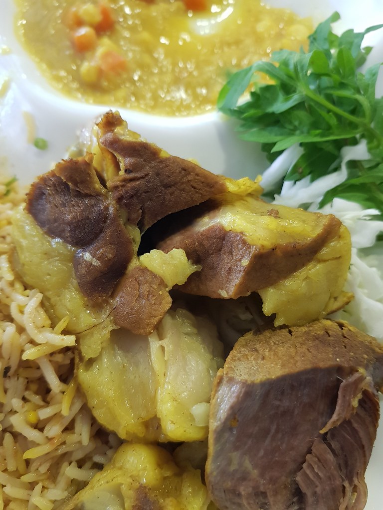黃薑飯配羊肉 Nasi Briyani Lamb $25 @ Tanah Aina Cafe Glenmarie Shah Alam