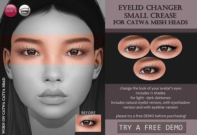 Catwa Eyelid Changer Small Crease (Skin Fair)