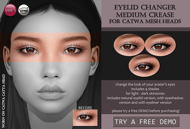 Catwa Eyelid Changer Medium Crease (Skin Fair)