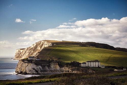 freshwater ocean iow isleofwight cliff cliffface colour canon greenery sky vista view landscape clouds