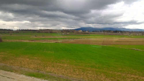 On the road to Arezzo, Tuscany, Italy