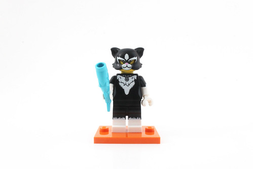 Lego Minifigure Cat face Halloween