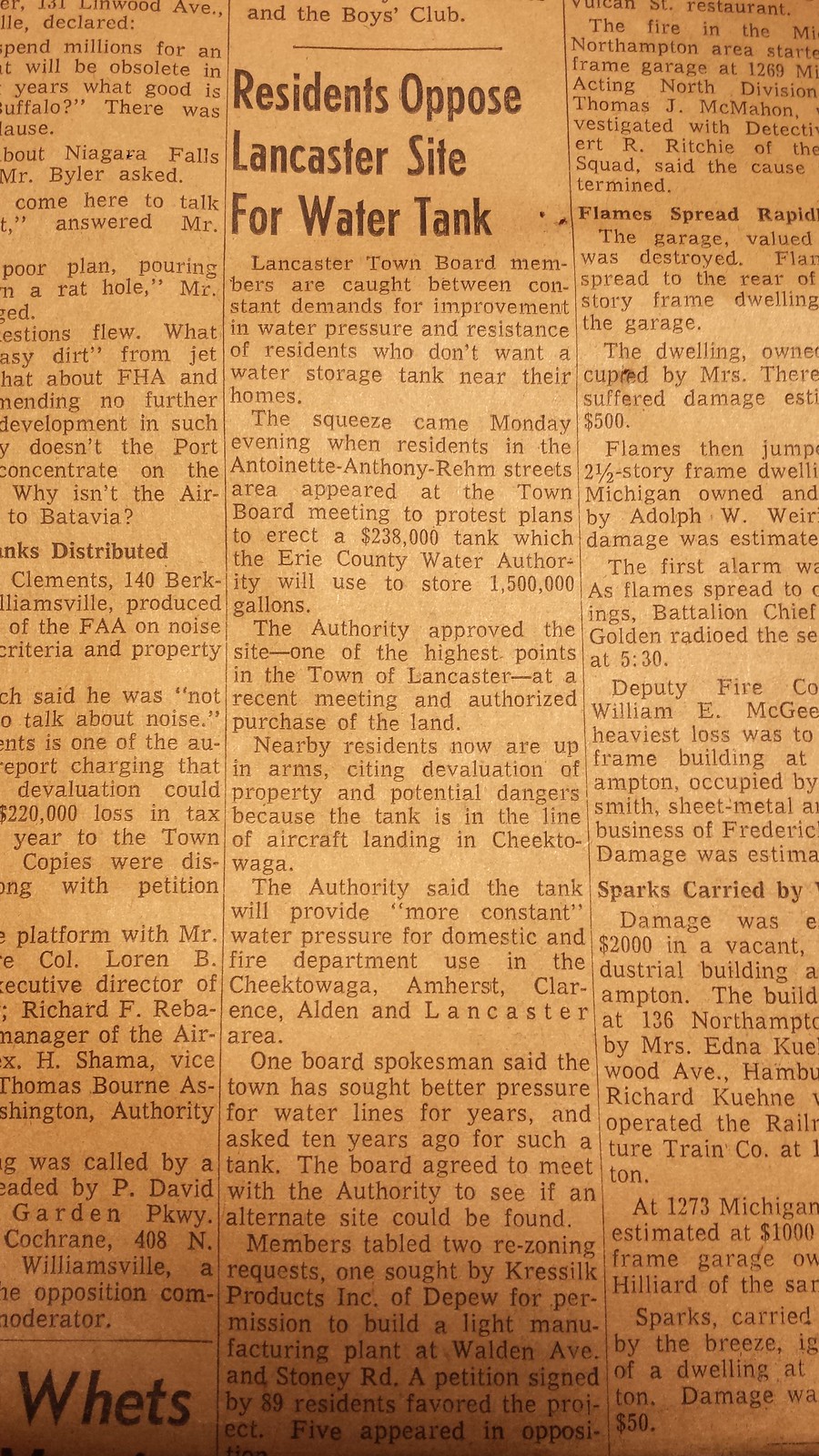 June 1952 Vintage Buffalo Evening News