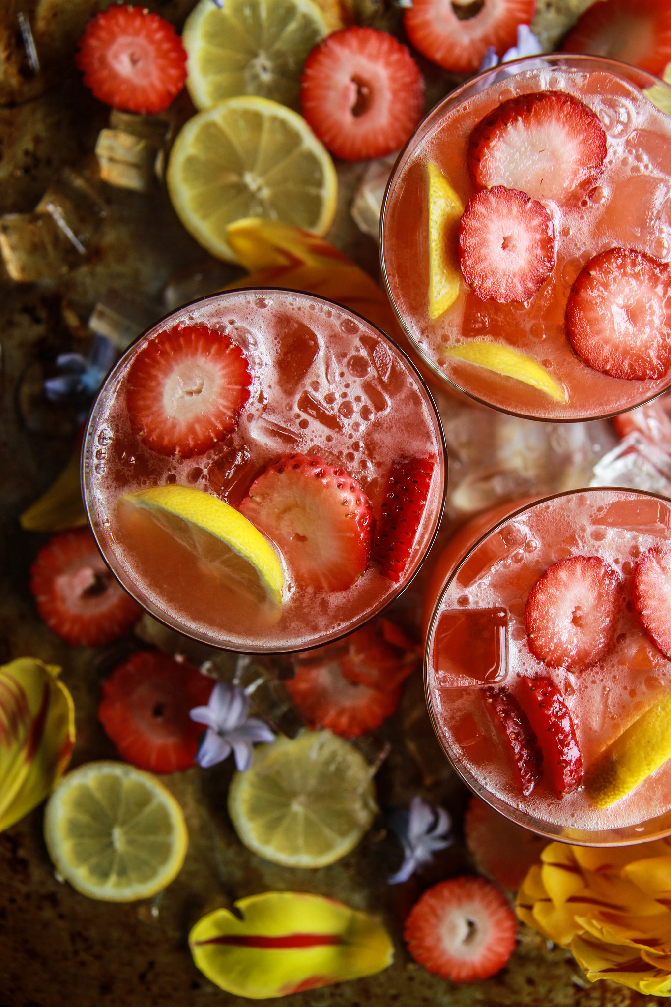 Strawberry Vodka Lemonade from HeatherChristo.com