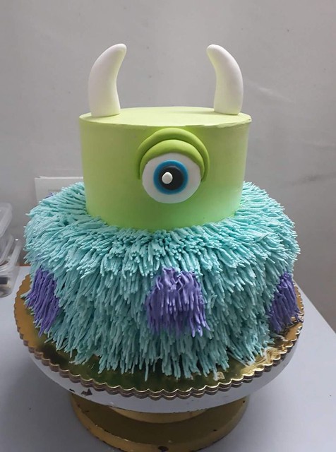 Monster's Inc. Themed Cake by Madhuri Ratnaparkhi of Any Time Cakes