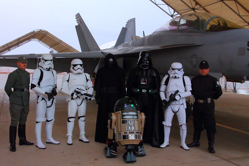 IMG_8707 Costumed Star Wars Characters, NAF El Centro Air Show