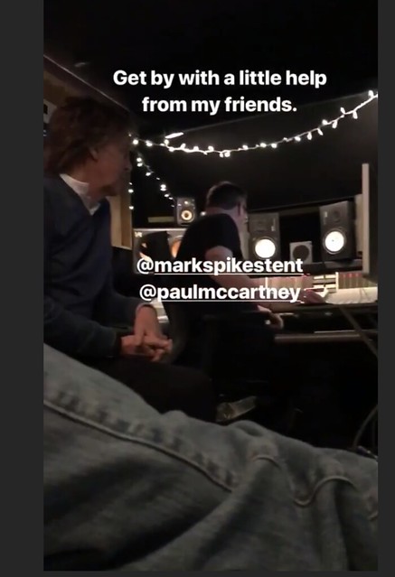 Screenshot from Ryan Tedder Instagram Story