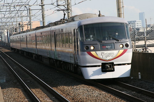 Seibu 10000 series(Pratinum Express Chichibu.ver) in Nerima-takanodai.Sta, Nerima, Tokyo, Japan /Mar 11, 2018
