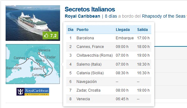 Rhapsody of the Seas - Forum Cruises in Mediterranean Sea