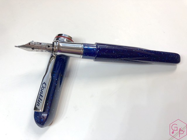 Conklin Empire Stardust Blue Fountain Pen with OmniFlex Nib 16