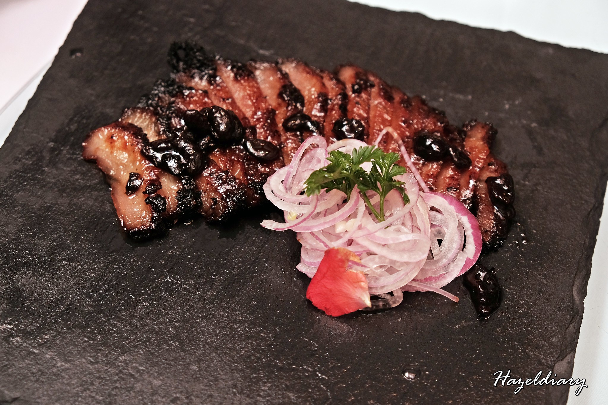 Crystal Jade Restaurant-Iberico Pork with Soya Bean Sauce