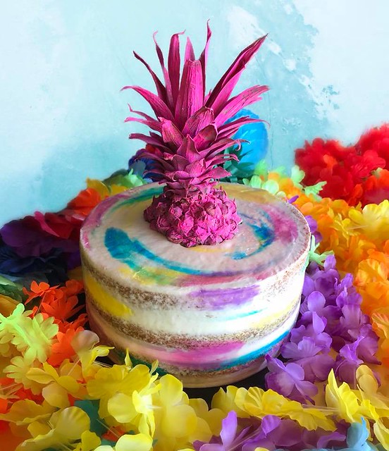 Pina Colada Cake by Sketch N Cakes