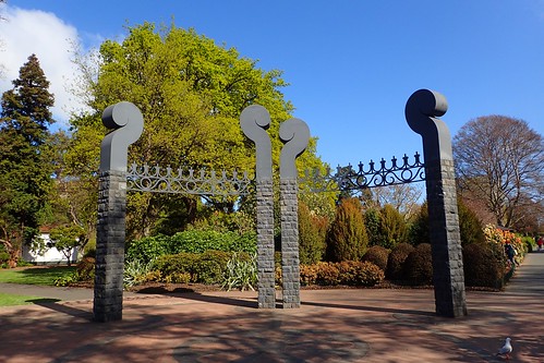 Dunedin Botanic Garden Entrance