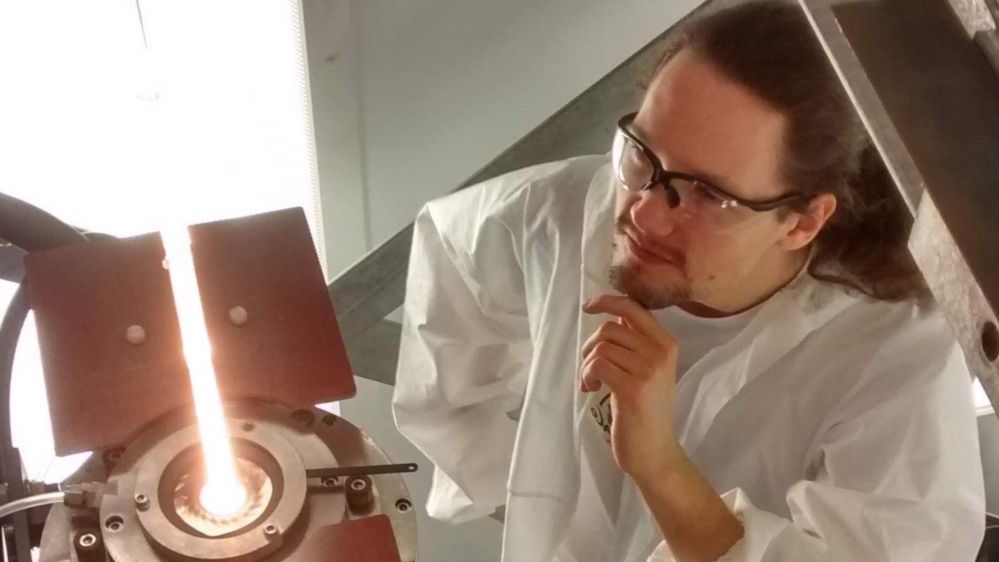 researcher in lab
